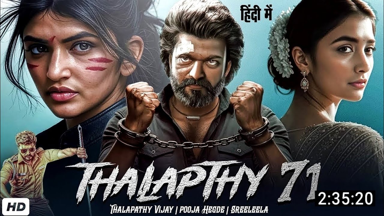 THALAPATHY 71 Full Movie Hindi Dubbed 2026 | Thalapathy Vijay | Pooja Hegde | South Action Movie HD