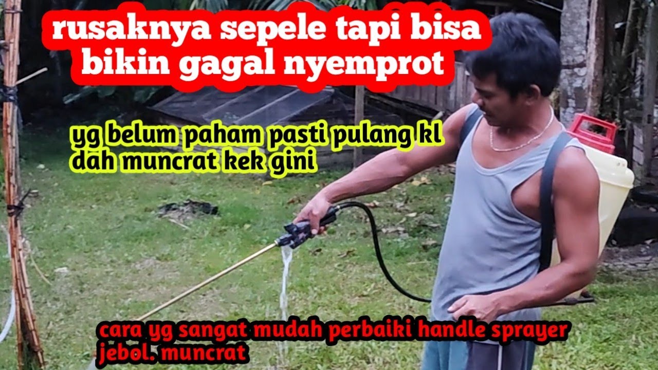 cara servis handle sprayer bocor, jebol,muncrat
