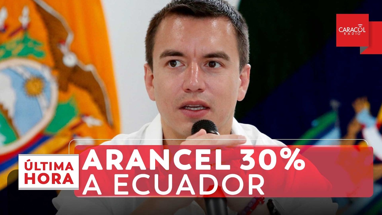 Gobierno oficializa aranceles del 30% a 73 productos ecuatorianos | Última Hora