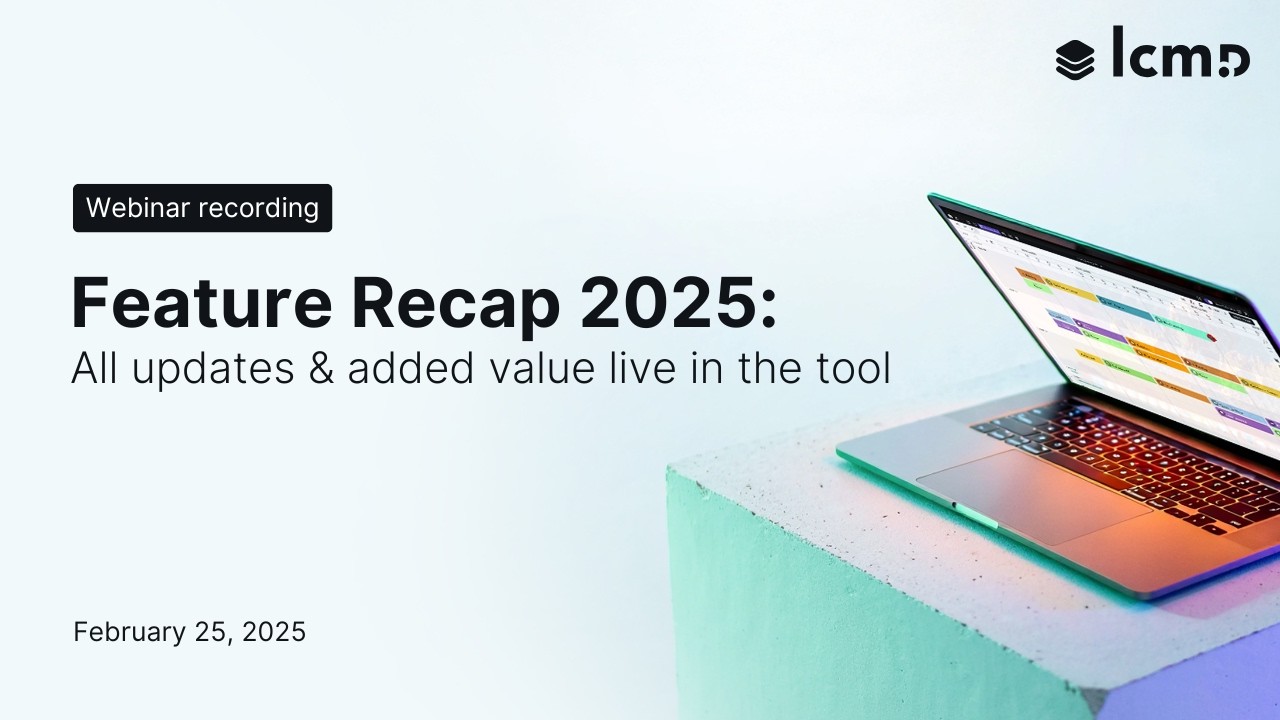 lcmd Feature Recap 2025 – All New Features at a Glance | Webinar Recording