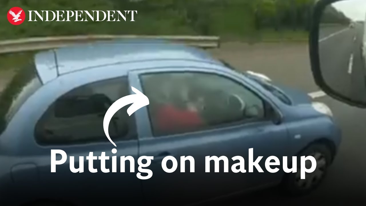 Eating McDonald's and steering with knees | Drivers caught out by undercover operation