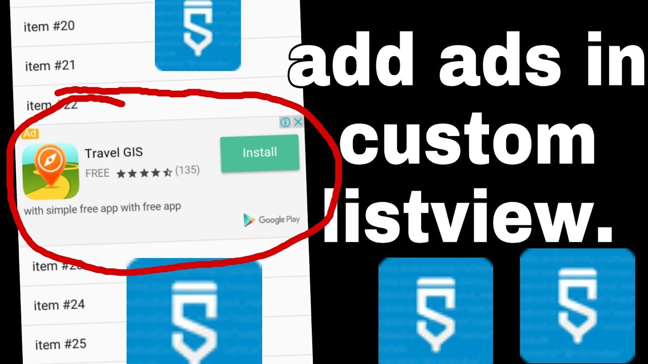 #sketchware add ads in custom list view in sketchwar#sketchwarefilsa