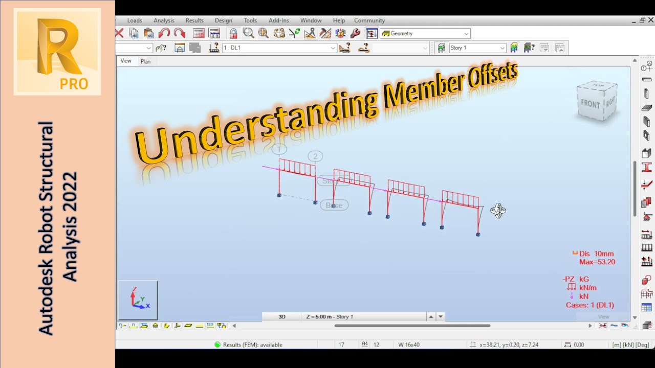 Understanding Member Offsets in Autodesk Robot