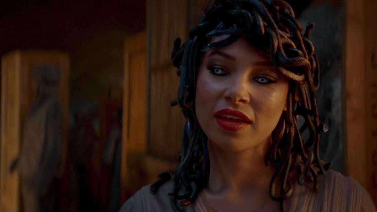 Percy Jackson Kills Medusa Death Scene and the Olympians Episode 3 Jessica Parker Kennedy
