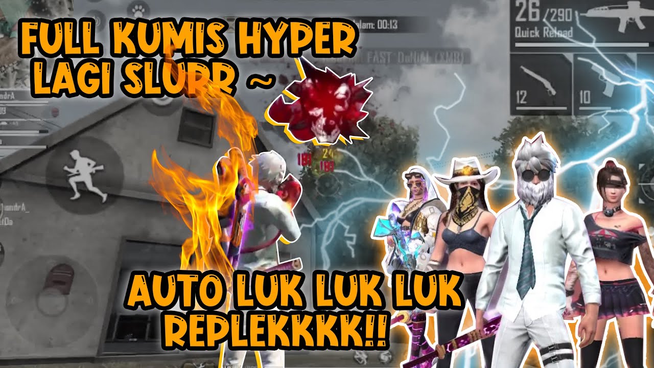 FULL KUMIS HYPER LAGI?! AUTO LUK LUK REPLEK CUK!!