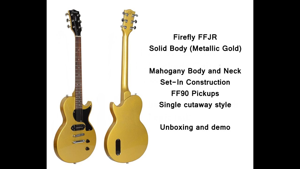 Распаковка и демо гитары Firefly FFJR Les Paul Jr Friedman Runt 20 Неплохо!