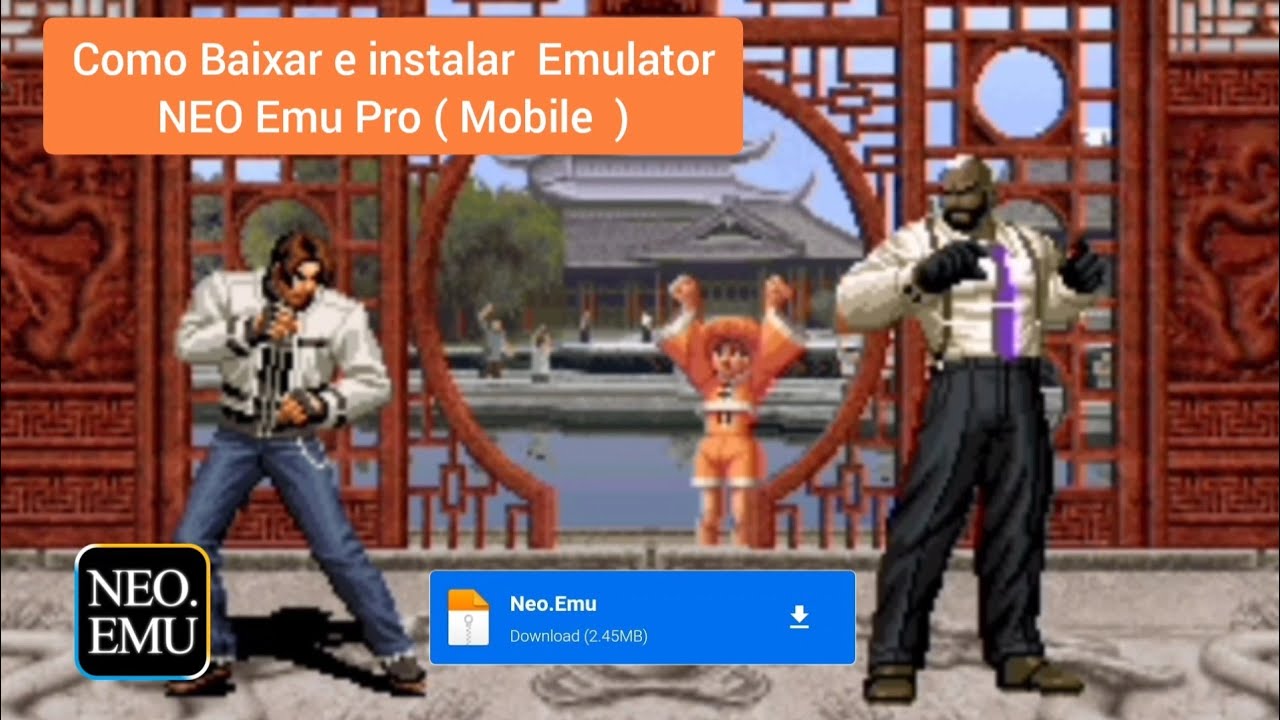 Como Baixar e instalar Emulator ( NEO Emu _ Pro  Mobile )