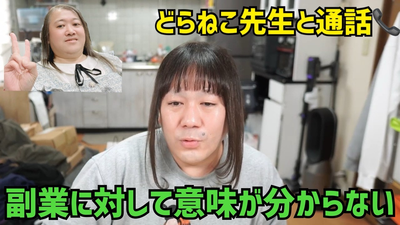 副業する必要性が分からない藤沢なな・どらねこ先生と配信中に通話 2026/2/13