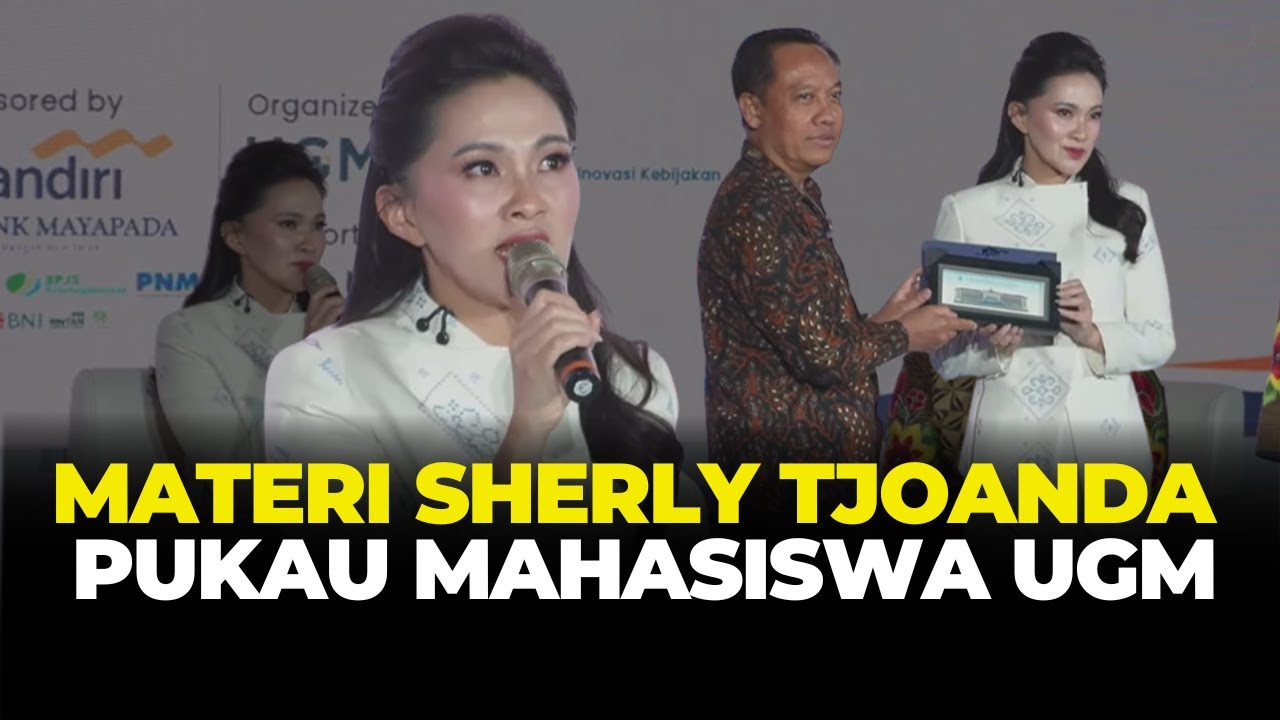 [FULL] : Materi Cerdas Sherly Tjoanda Bikin Kagum UGM, 20 Menit Isinya Daging Semua, Ilmunya Luas