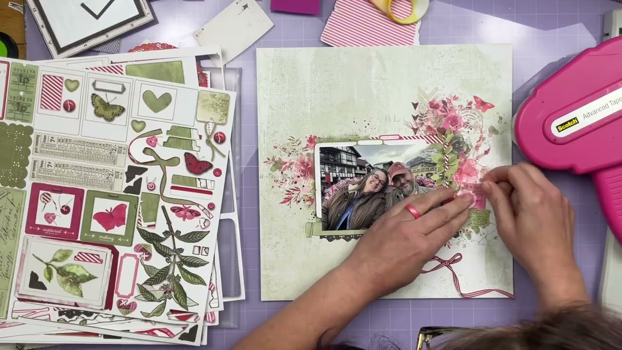 Scrapbook Process: The Sweet Life // Using a 49 & Market Ultimate Page Kit