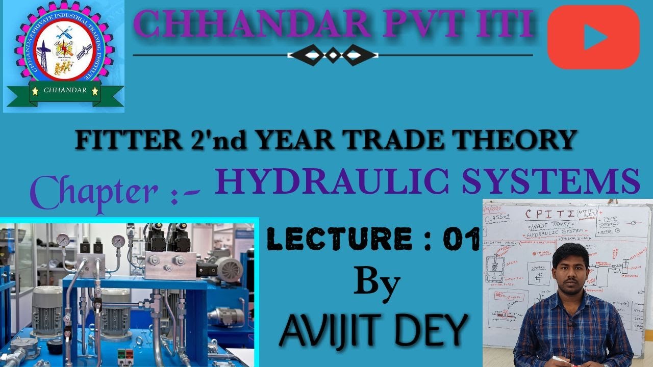 FITTER TRADE THEORY || BASIC HYDRAULIC & PNEUMATIC SYSTEM || (FULL EXPLAINED)  || CLASS 01 ||