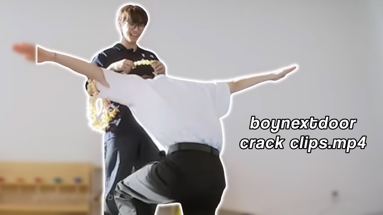 boynextdoor crack clips to make ur day