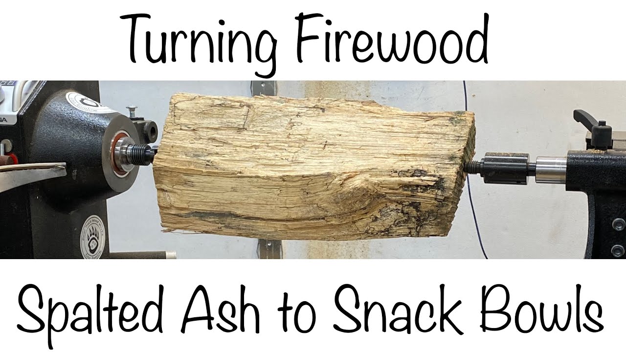 Woodturning Firewood: Spalted Ash to Snack Bowls