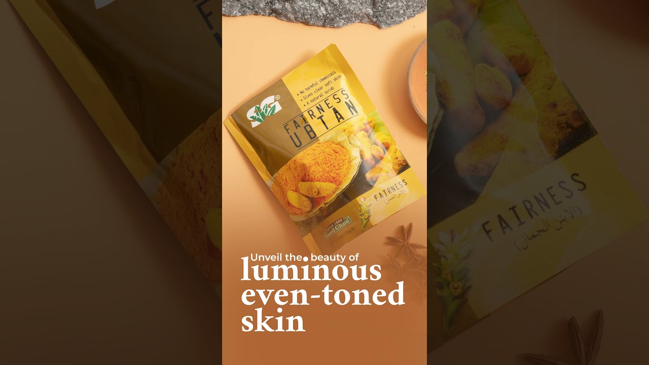 Embrace the luminous glow | Fairness Ubtan Powder | Saeed Ghani 1888
