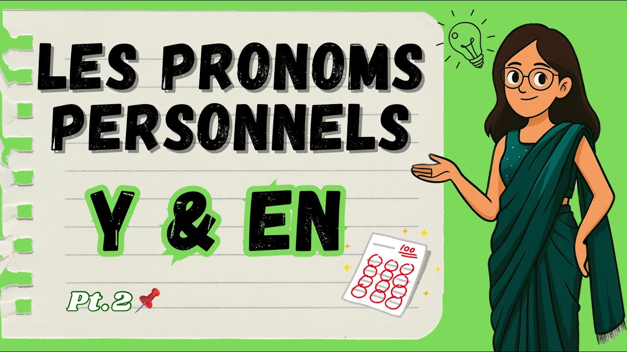 PRONOM Y & EN in French | Pronom Personnels Explained 💯 | Class 9 & 10 CBSE