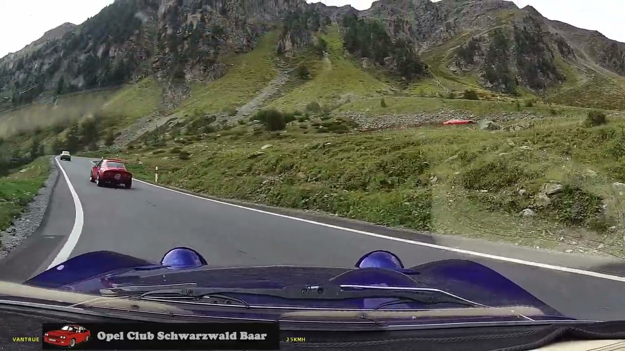 OPEL GT Alpentour 2022 Umbrail Pass
