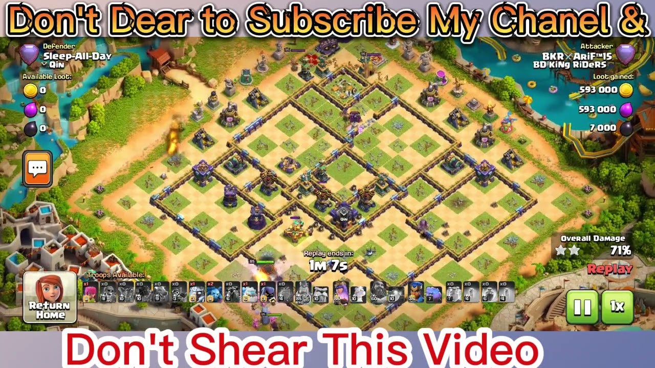 The Underrated Army On TH 15 Part 12. #clashofclansattackvideo #clashofclansattackstrategy #coc