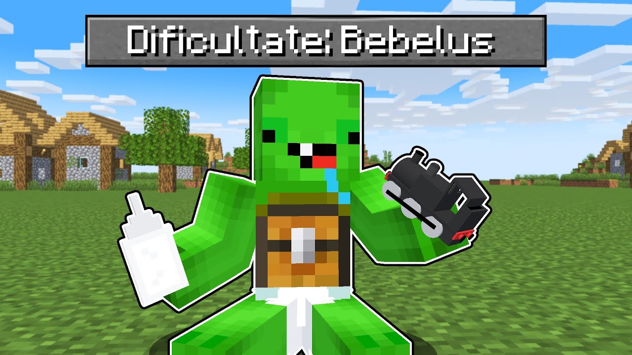 Minecraft dar pe Dificultate de BEBELUS...