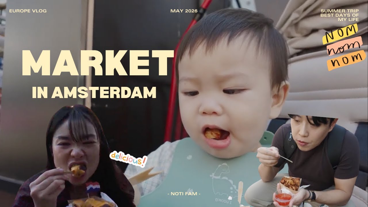 🍔🌽РЫНОЧНЫЙ МУКБАНГ В ЕВРОПЕ - Местные деликатесы Амстердамского рынка 🇫🇷✨