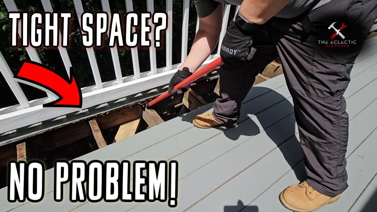 How to Remove Deck Boards Fast | Even in Tight Spaces