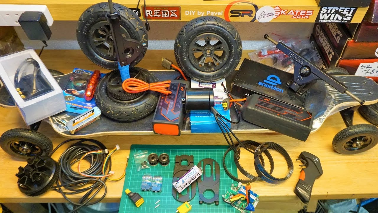 WHAT PARTS DO YOU NEED FOR OFF ROAD ELECTRIC SKATEBOARD DIY