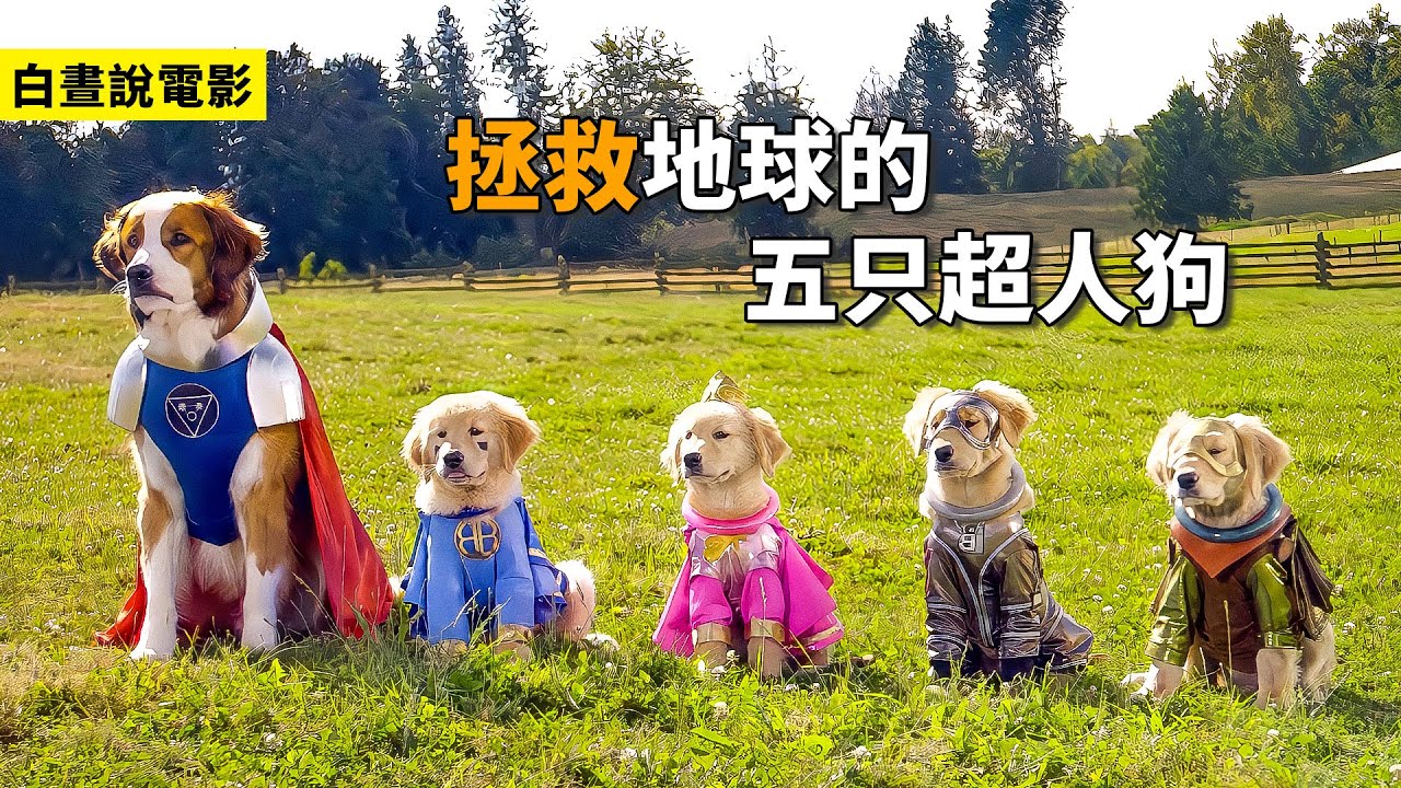 超級巴迪 | 電影解説 | 科幻電影 | 五只小狗撿到神秘圓環，竟獲得各種奇葩 超能力，最終拯救地球！