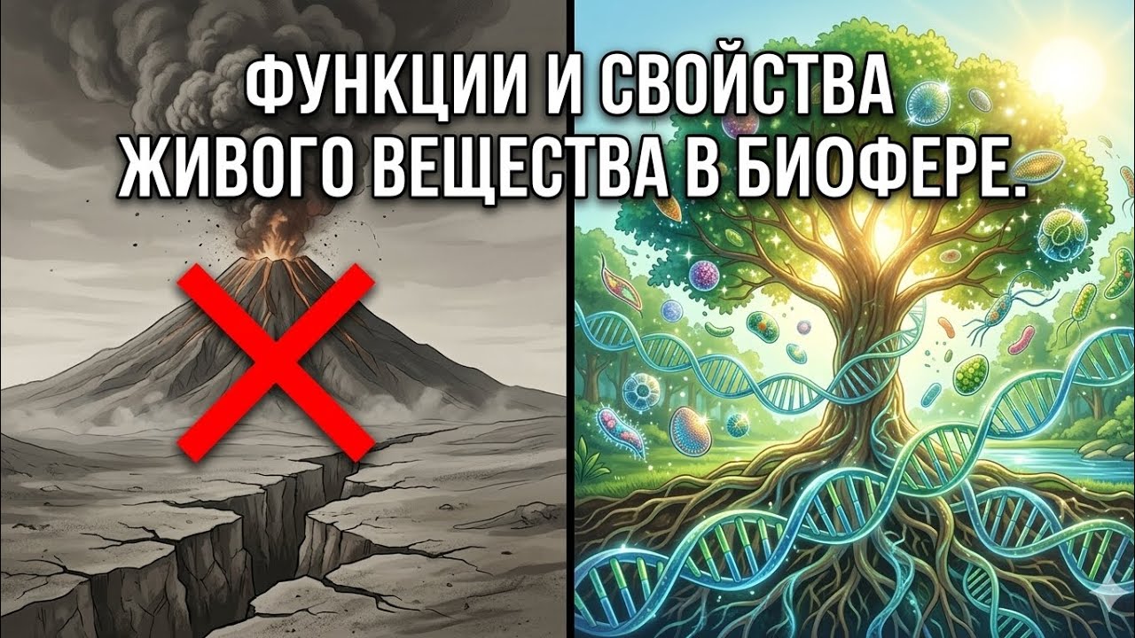 §27  Самая мощная сила на Земле (и это не вулканы!) | Учение Вернадского | Биология 