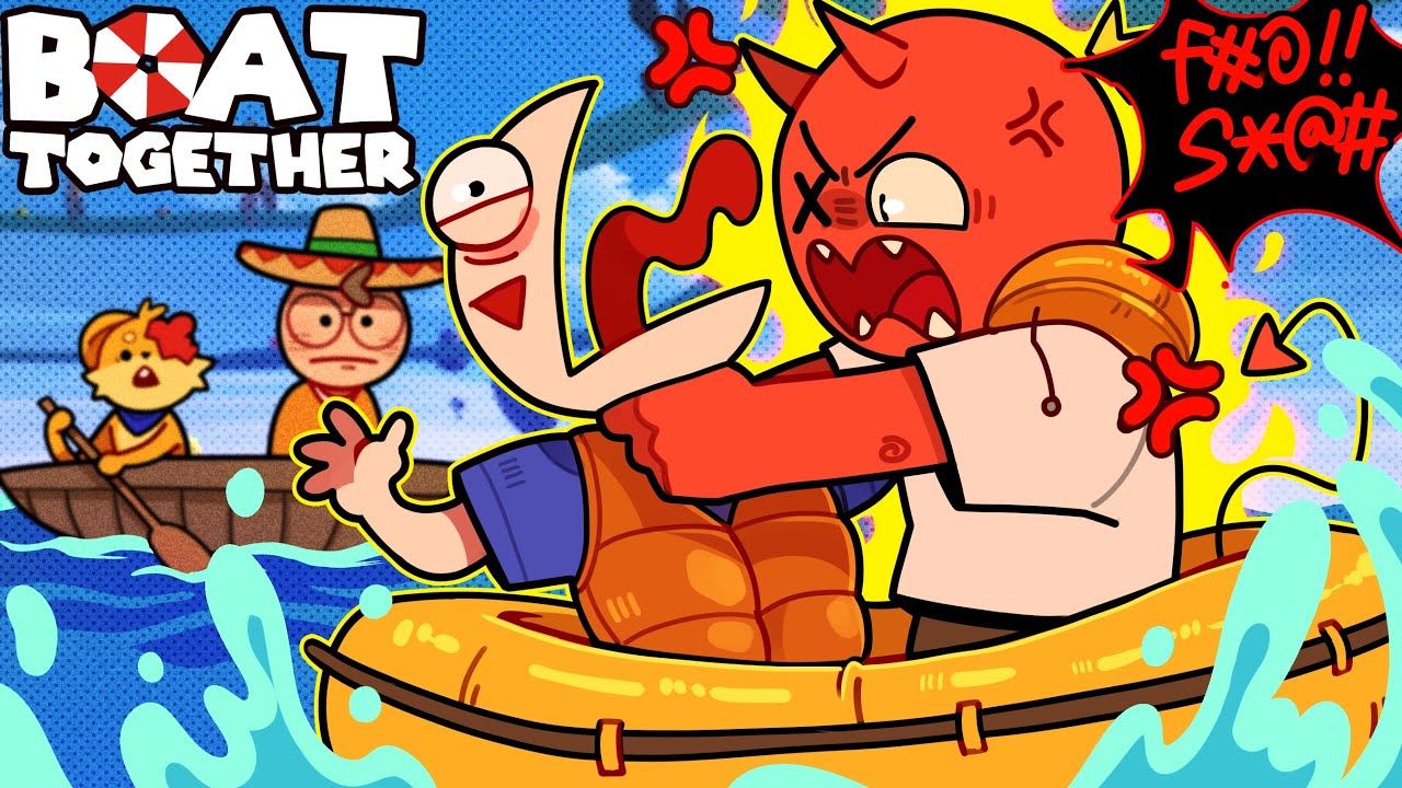 ИГРА RAGE НА 4 ИГРОКА? УБЕЙ МЕНЯ СЕЙЧАС... | Boat Together