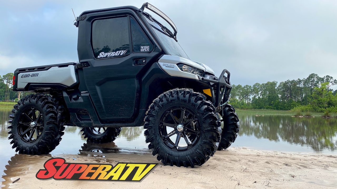 Canam Defender limited lift Superatv forward A-arms 34” terminators
