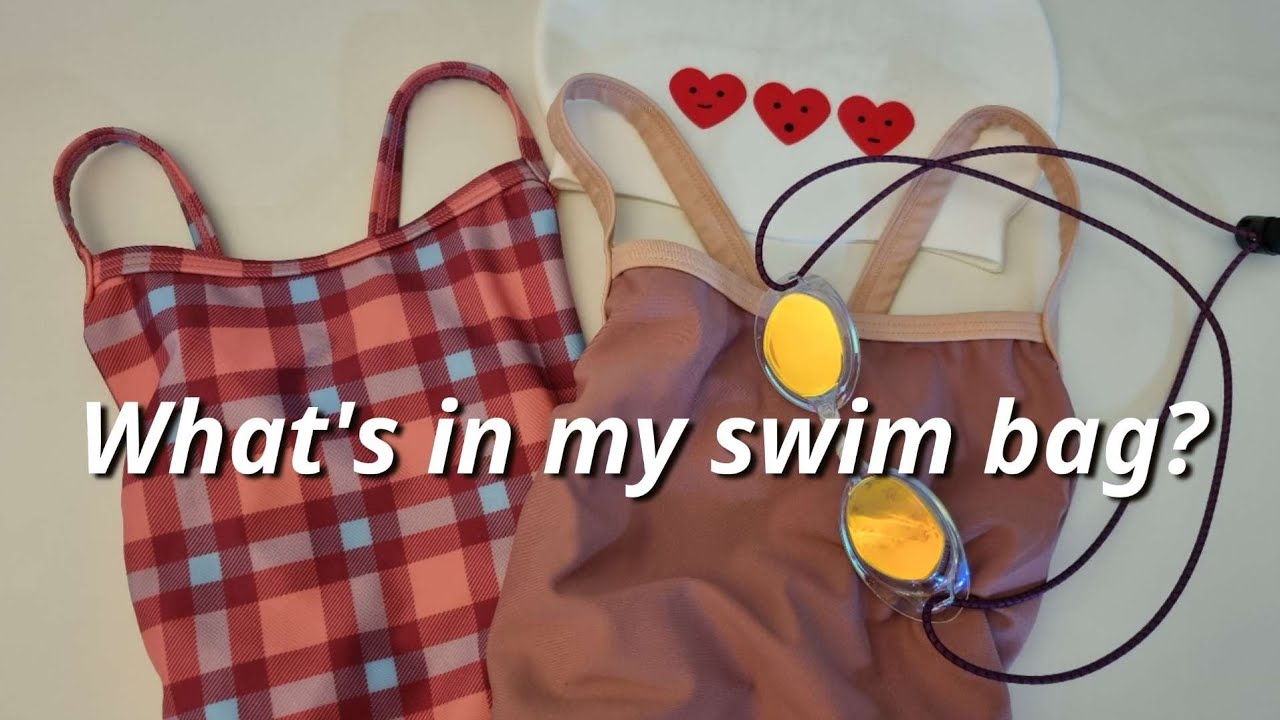 수영복 뭐 살지 고민인사람 드루와👙 수린이의 장비를 소개합니다🩱#review #unboxing #asmr #whatsinmybag