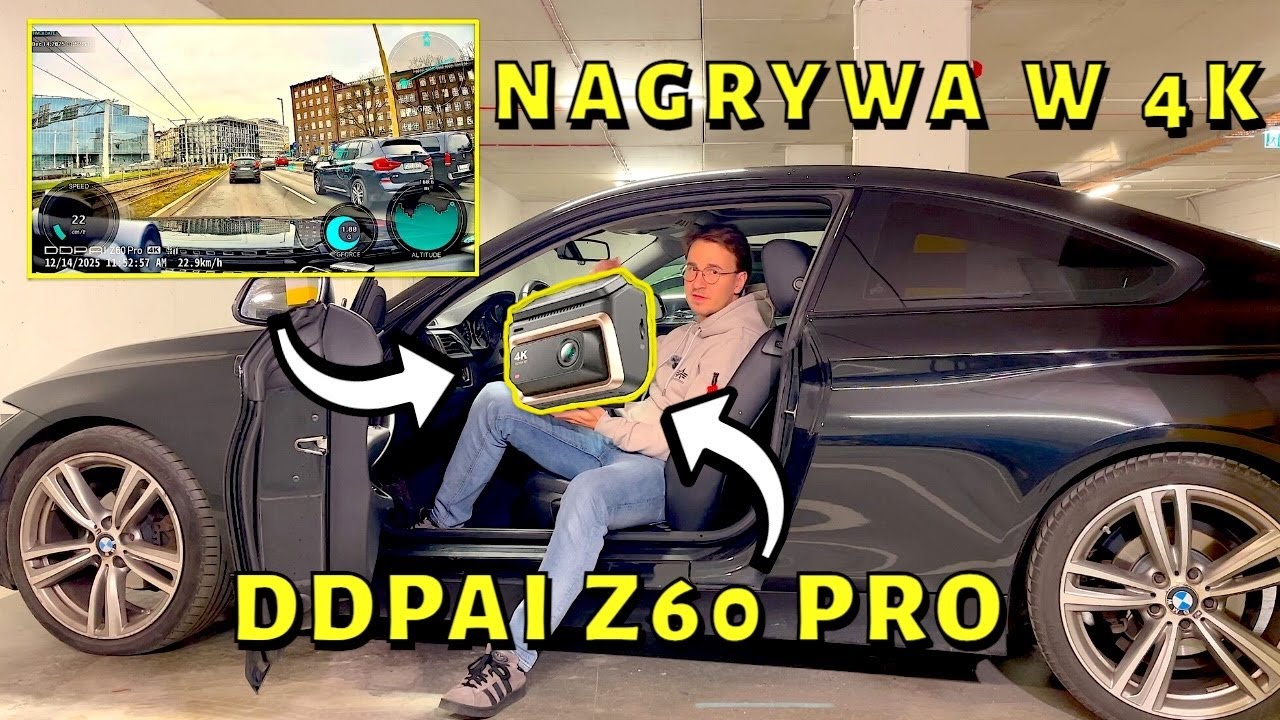 TEN ZESTAW TO WIĘCEJ NIŻ KAMERA SAMOCHODOWA - DDPAI Z60 PRO