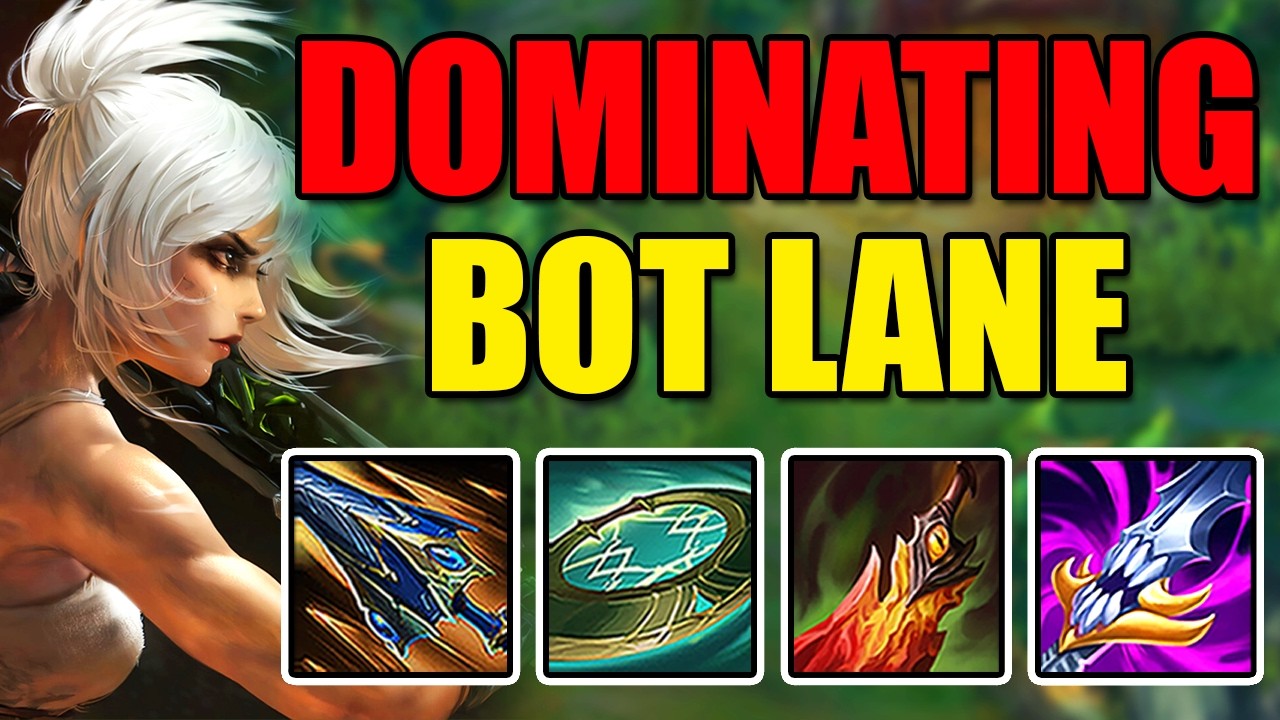 Rank 1 Riven Main DOMINATES Bot Lane – Challenger Hard Carry