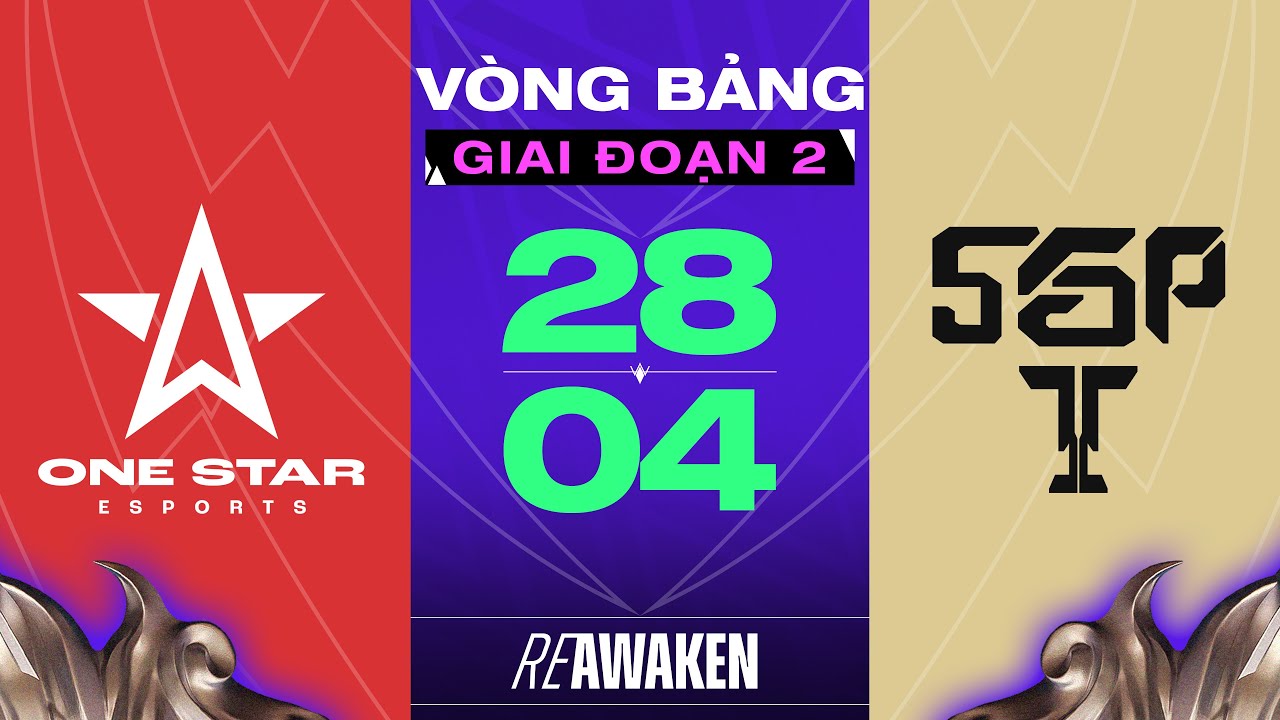ONE STAR ESPORTS vs SAIGON PHANTOM: VÀ THÔI RỒI !! | GIAI ĐOẠN 2 - ĐTDV MÙA XUÂN 2024