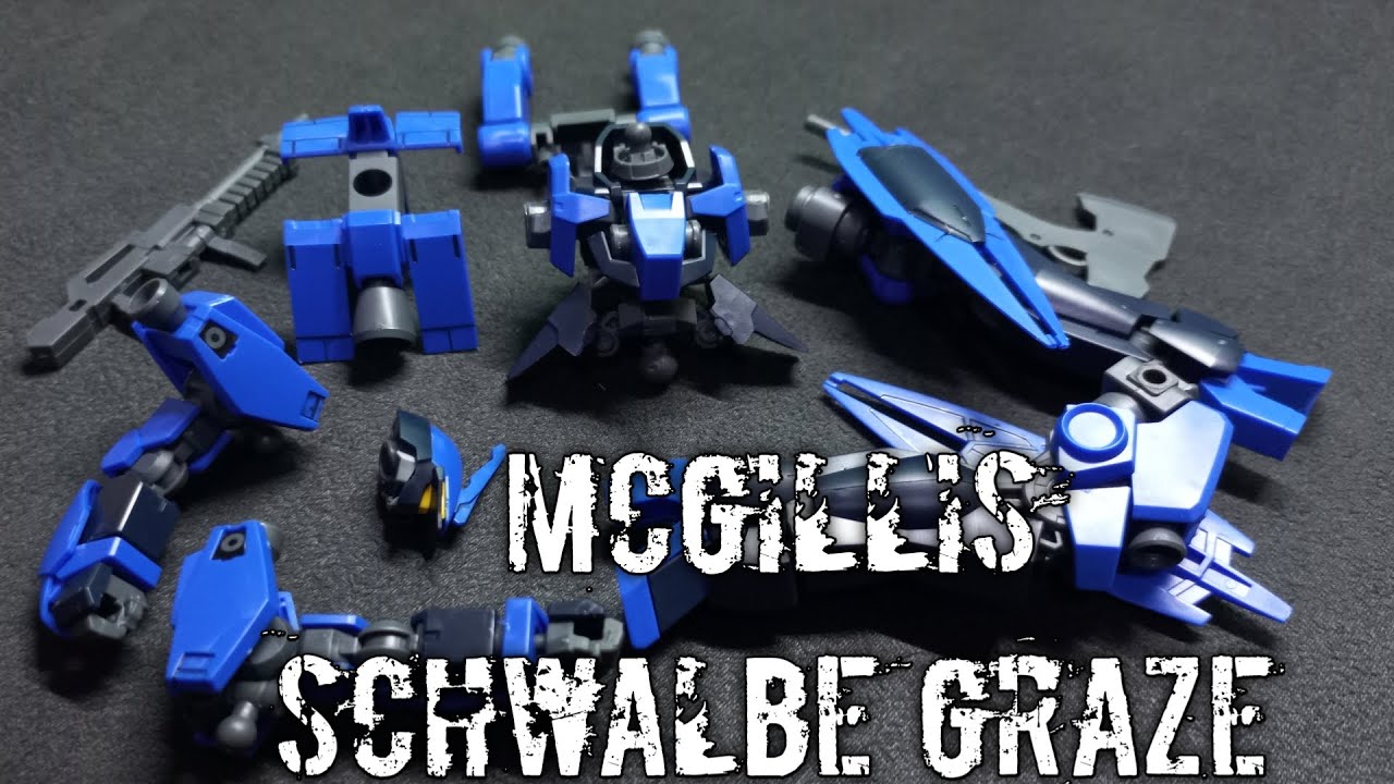 Mcgillis Schwalbe Graze HG Build | Gundam Mcgillis Schwalbe Graze Unboxing