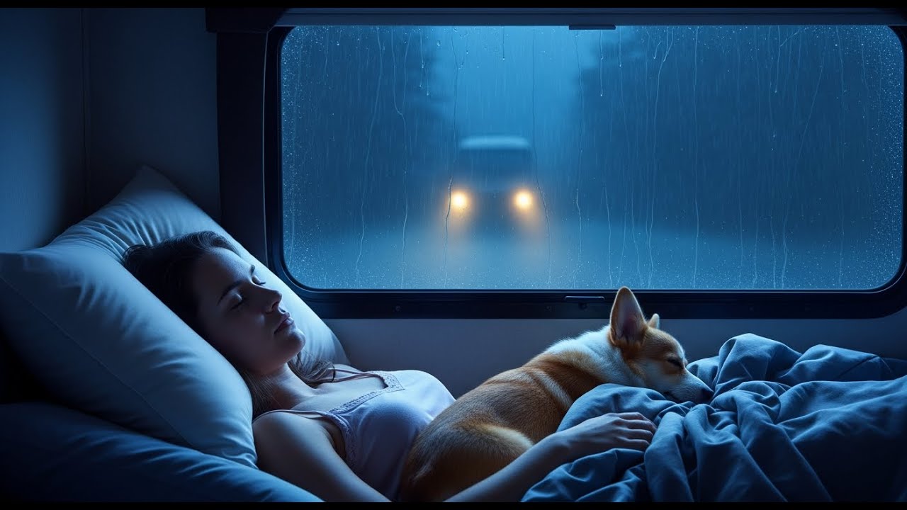 Super Heavy Rainstorm on Car Window – 99% Deep Sleep & Peaceful Mind