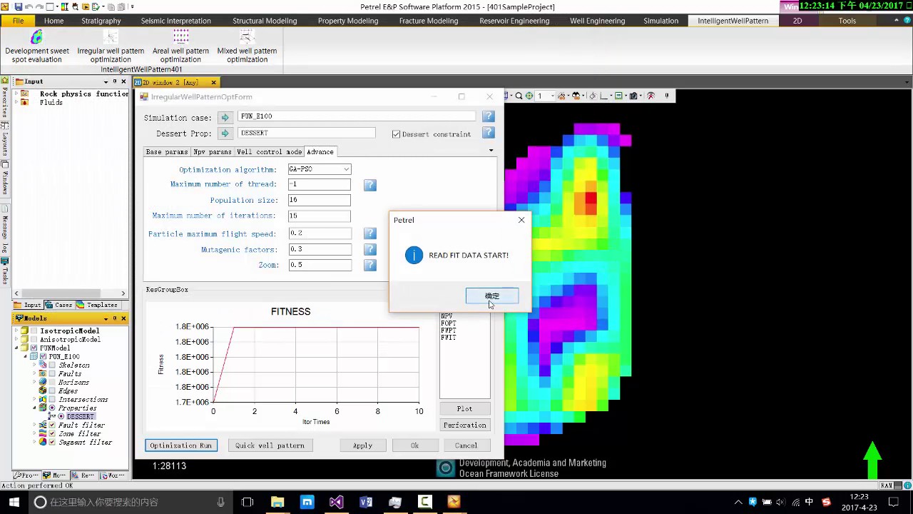 Automated Optimisation of Well Placement