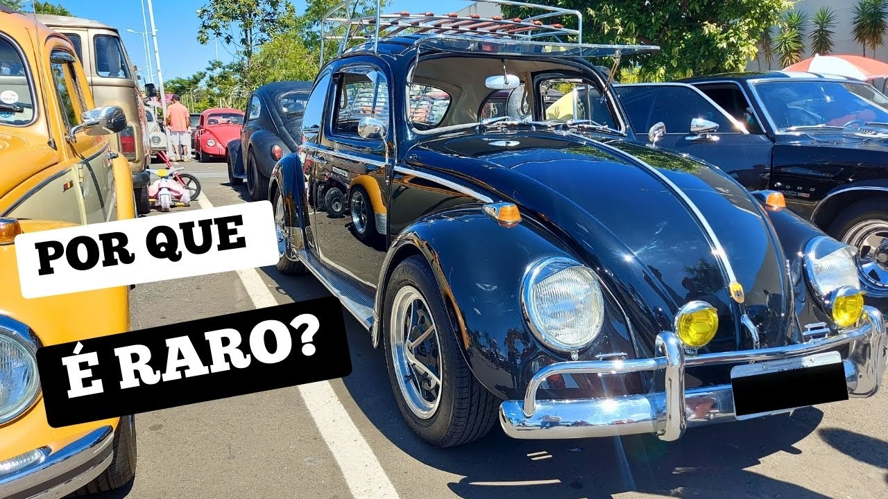FUSCA PRETO 1969 - POR QUE &Eacute; RARO DE VER?