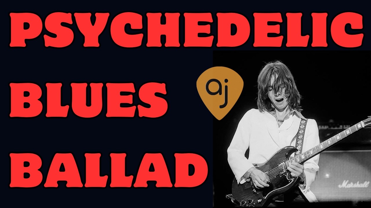 PSYCHEDELIC BLUES BALLAD JAM&nbsp;TRACK | Guitar Backing Track (C Minor / 136 BPM)