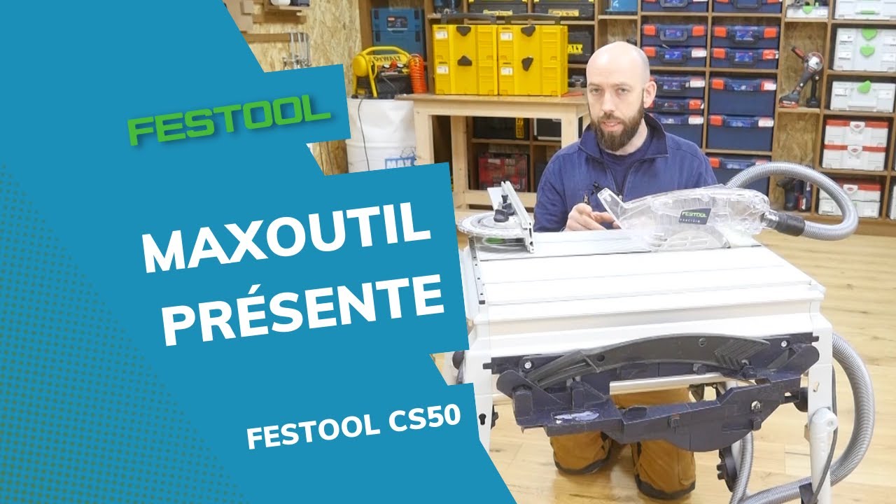 Présentation de la scie semi-stationnaire CS 50 FESTOOL