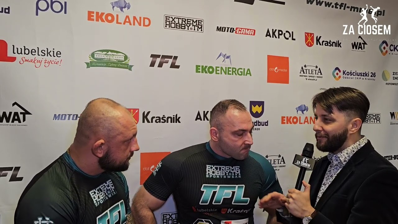 ARTUR KRAWCZYK GOTOWY NA WYZWANIA W KSW ! TRENER HUBERT WÓJCIK DUMNY Z PODOPIECZNEGO NA GALI TFL 29