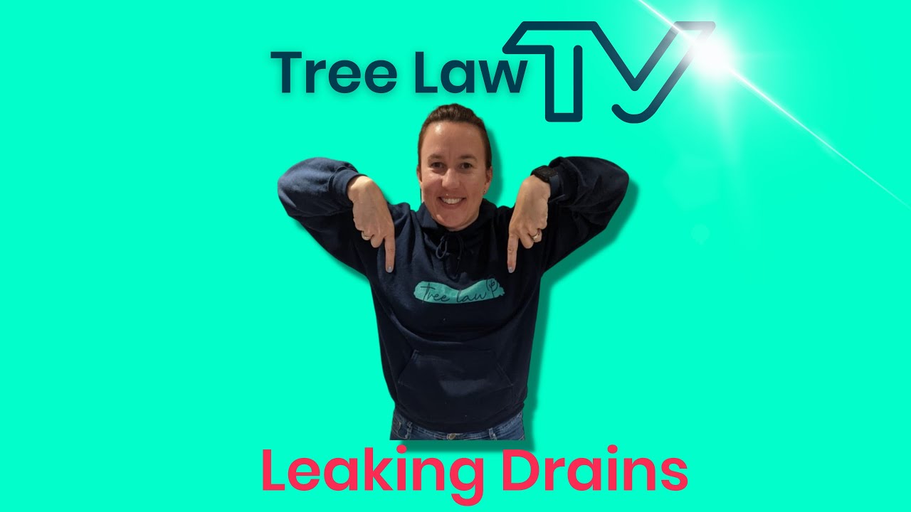 Subsidence from leaking drains