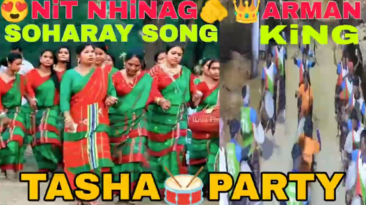 #santhali NIT DHINAG Santhali song ARMAN🎸Tasha 🥁party Gola Ramgarah Banjara -9110901684  #viralvideo