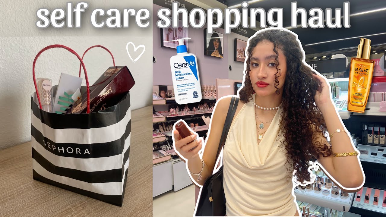 comprinhas de autocuidado! | vlog na sephora + self care shopping haul💗⭐️