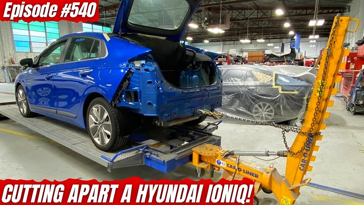 Cutting Apart A Hyundai Ioniq!