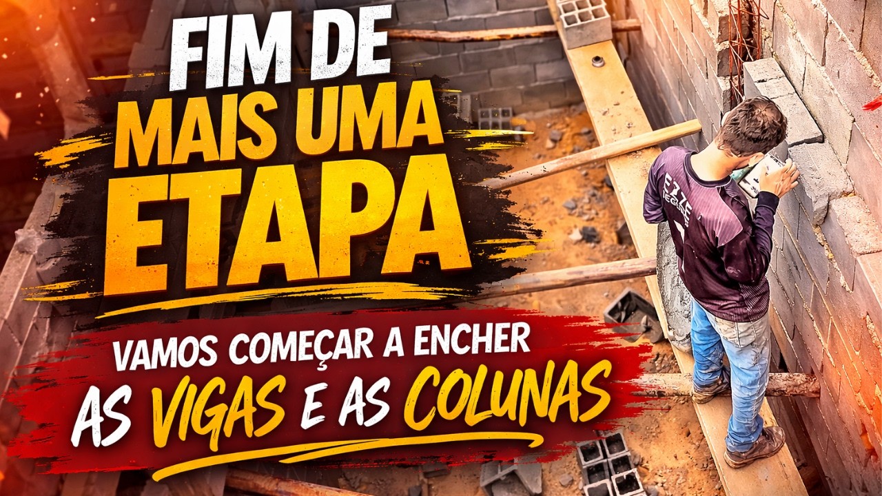 Quase lá! Última parte da alvenaria da casa que vocês estão construindo comigo 🙌🏽