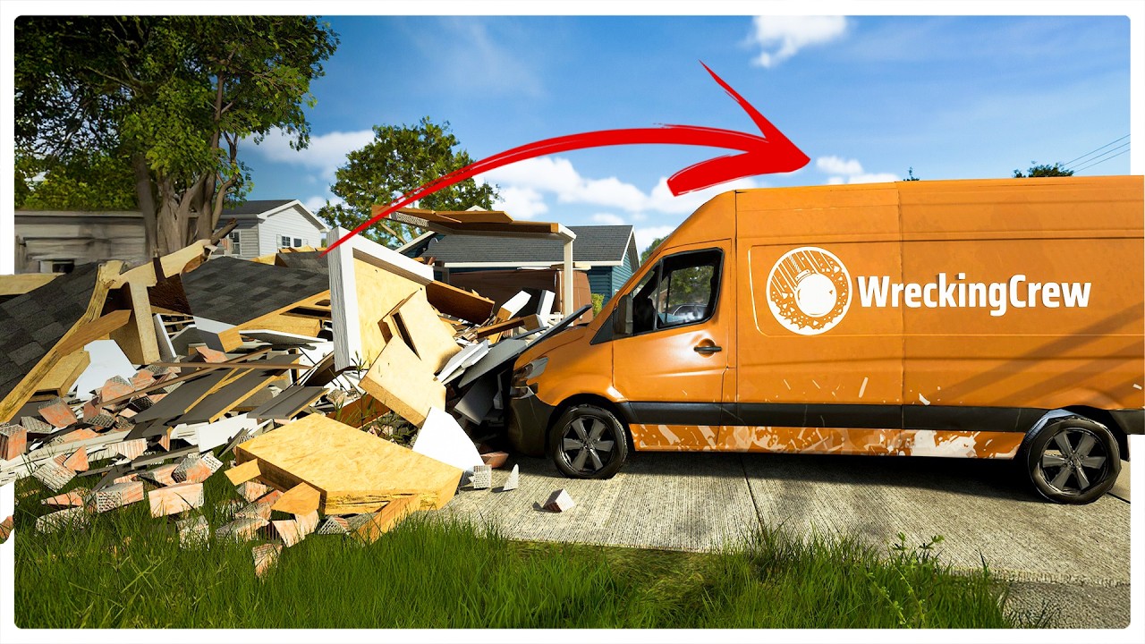 Fitting an Entire House into My New Massive Van - Deconstruction Simulator