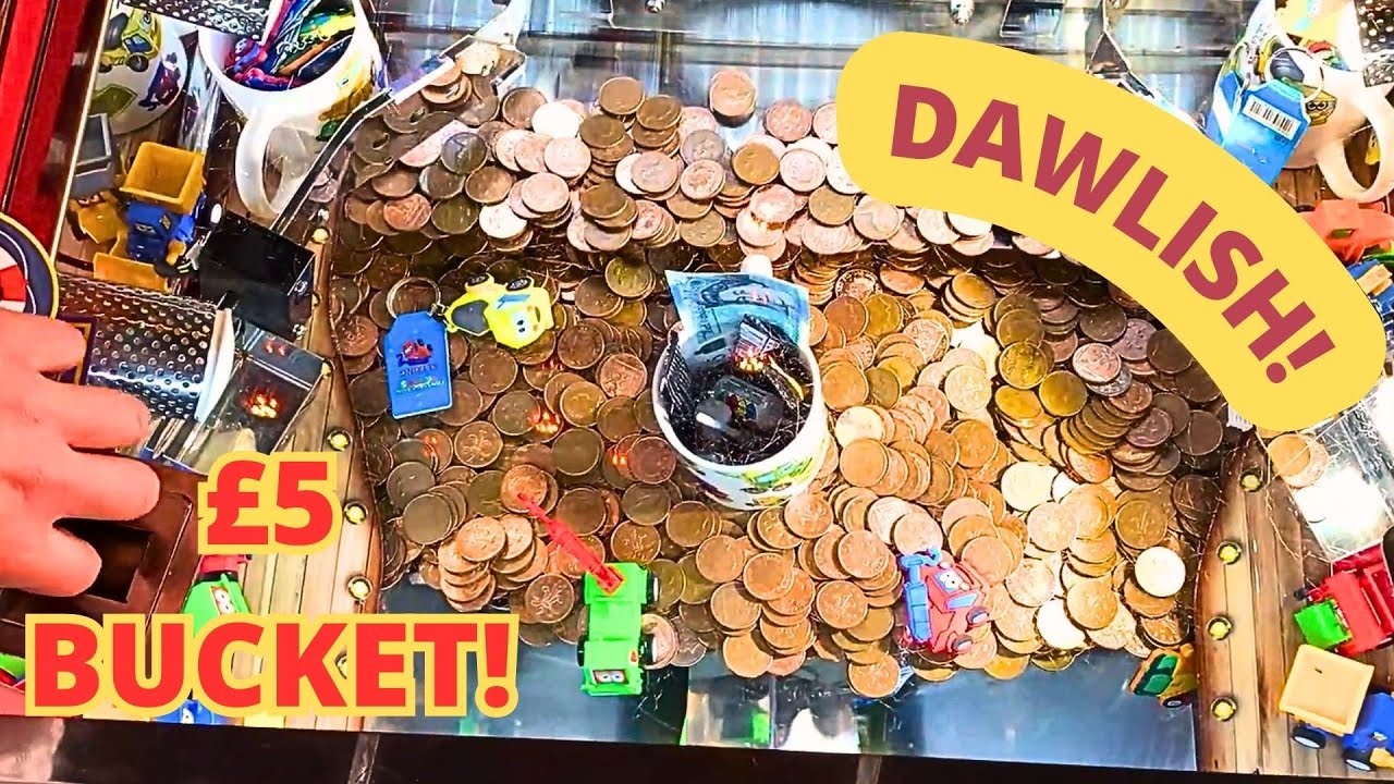 £5 Bucket at DAWLISH & Mario Kart at BONUS LOCATION | 2p Coin Pusher | Amusement Arcade | Episode 48