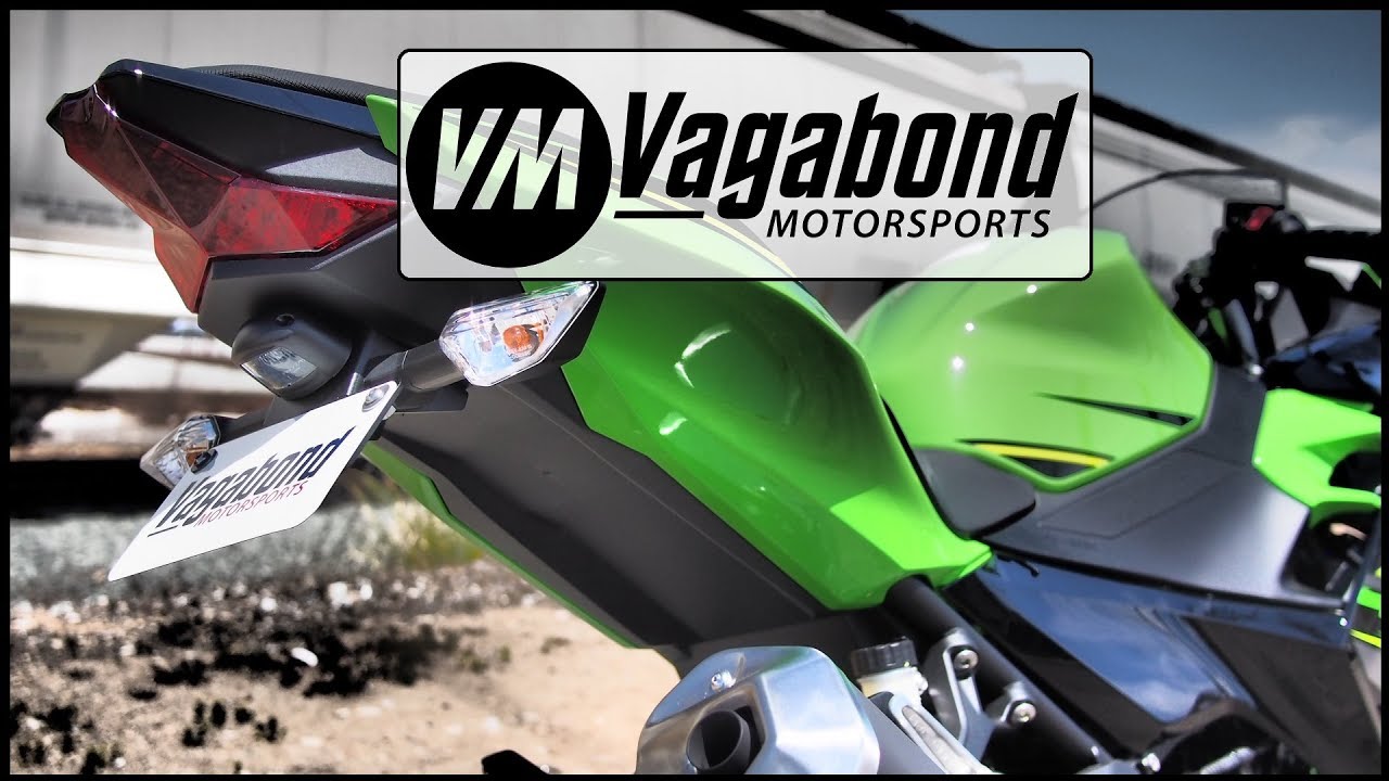 Удалитель заднего крыла для Kawasaki Ninja 400 (2018-2023), Ninja 500 (2024+) - Vagabond Motorspo...