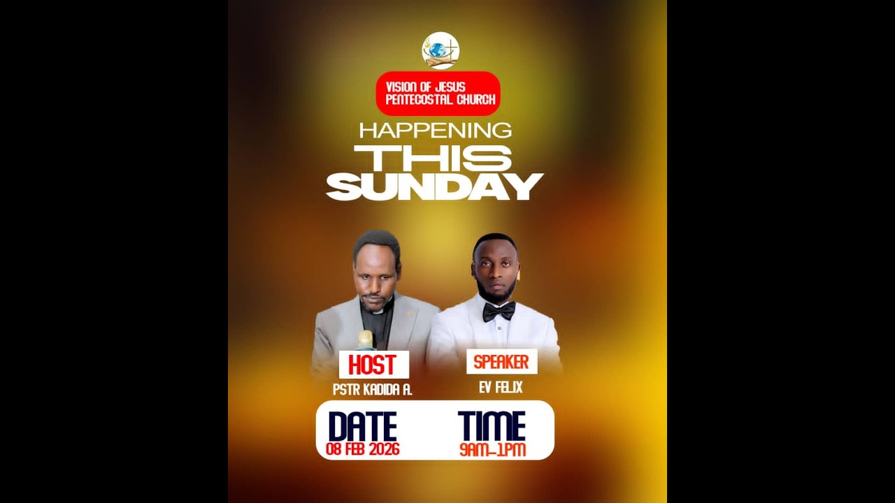 LIVE:SUNDAY FIRST SERVICE WITH PASTOR ALEX KADIDA   AND EV.FELIX  08 I 02  I 2026