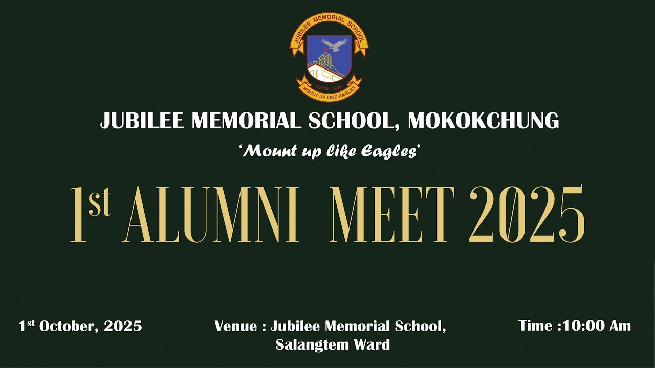 1st Alumni Meet, Jubilee Memorial School 2025 | 01 October | 2025